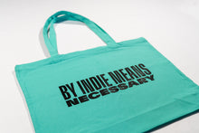 Load image into Gallery viewer, BlackStar “By Indie Means Necessary” Tote