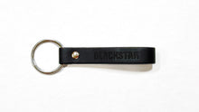 Load image into Gallery viewer, BlackStar Vegan Leather Keychain
