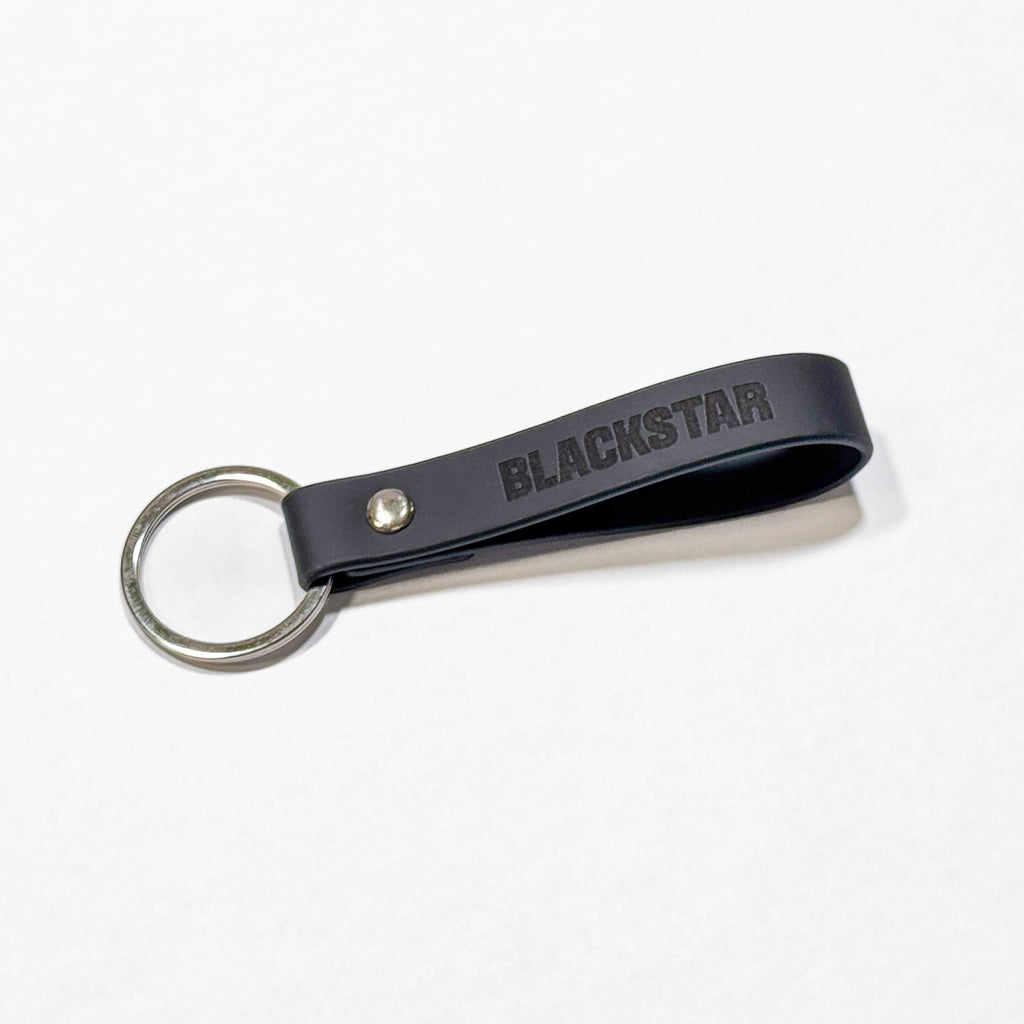 BlackStar Vegan Leather Keychain