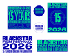 15th BlackStar Film Festival Sticker Pack